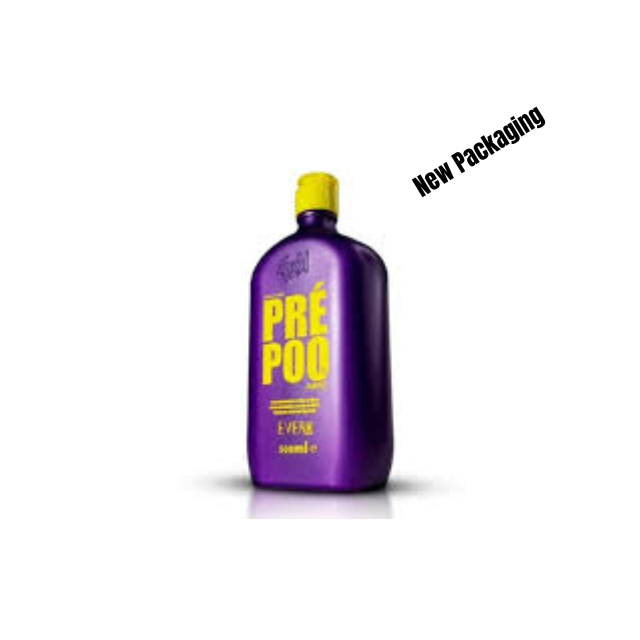 8-Pack Pre-Poo Purple by Everk - Protective Hair Treatment, 8 x 500ml (17 oz) - Gold Spell