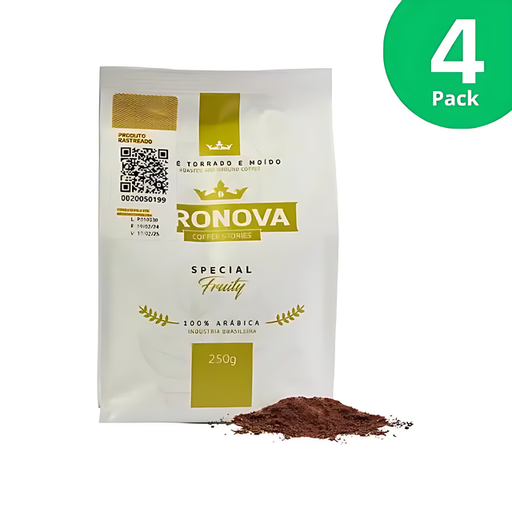Pronova Coffee Stories Special Fruity - Premium Arabica Ground Coffee, 8.8 oz (250g)