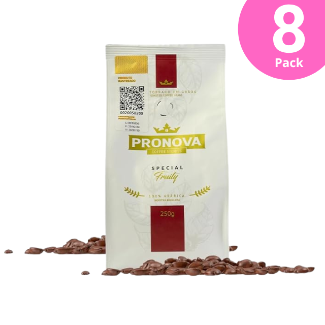 Pronova Coffee Stories Special Fruity - Specialty Arabica Coffee Beans, 8.8 oz (250g)