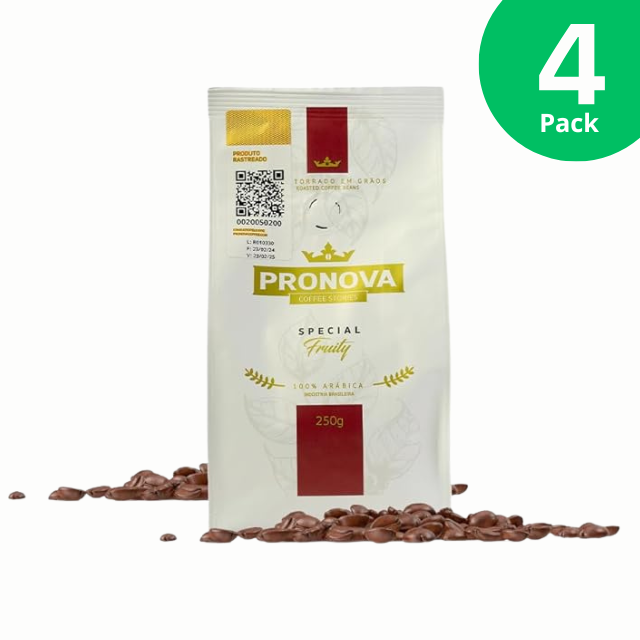 Pronova Coffee Stories Special Fruity - Specialty Arabica Coffee Beans, 8.8 oz (250g)