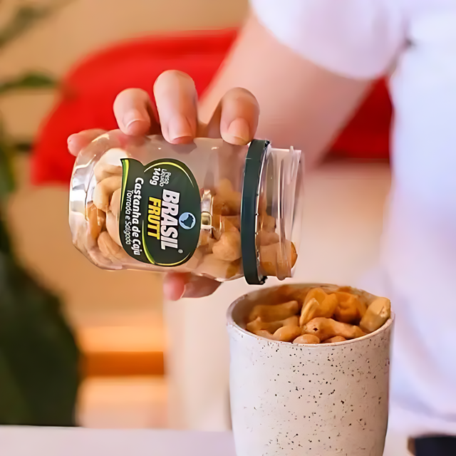 Anacardi tostati e salati - 140g (4.94 oz) - Brasil Frutt