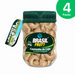 4 Packs Roasted & Salted Cashew Nuts - 4 x 140g (4.94 oz) - Brasil Frutt