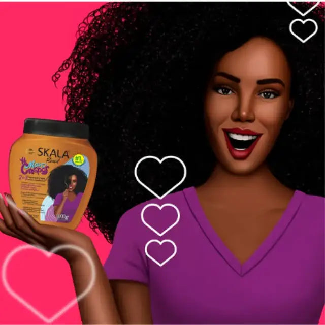 SKALA #MaisCrespos Super Curly Hair Treatment Cream – 35.27 oz (1000g) for natural glow enhancement – Buy now at MKPBR.COM – Worldwide Shipping