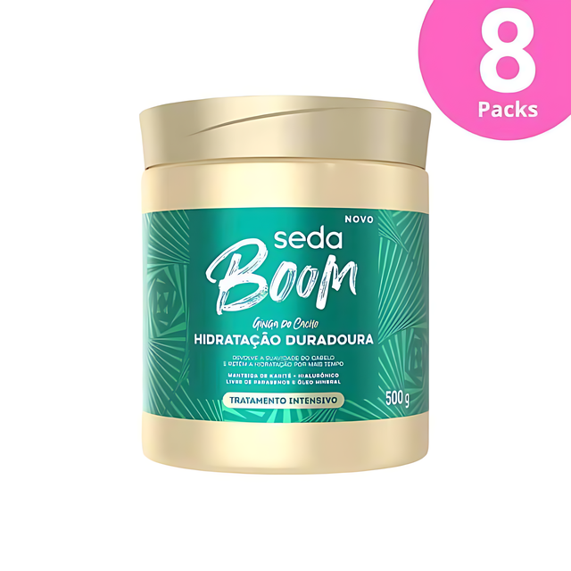 8-Pack Seda Boom Long-Lasting Hydration Intensive Treatment Mask - 8 x 500g / 17.6 oz