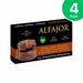 4 Packs Seu Divino Dark Alfajor - Vegan - Chocolate Cream Filling - 4 x 80g (2.8 oz)