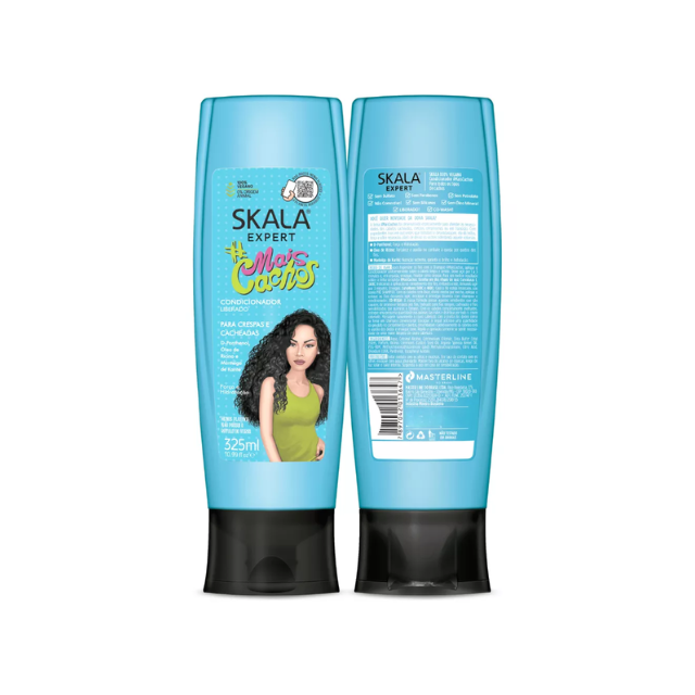 4 confezioni di shampoo e balsamo per capelli ricci vegani Skala - 4 kit da 650 ml (22 fl oz)