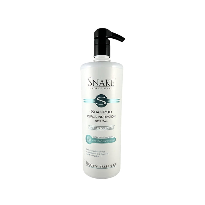 Snake Profissional Curls Innovation Shampoo 1000ml Main – Buy now at MKPBR.COM – Worldwide Shipping