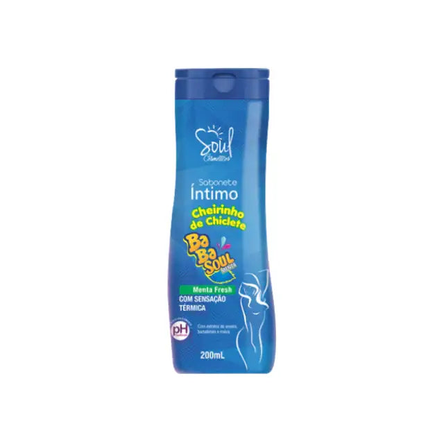 Soul Cosmeticos Babasoul Bubblegum Fresh Intimate Wash – Mint Fresh Bubblegum Scent, Cooling & Invigorating – 6.76 fl oz (200ml) – Buy now at MKPBR.COM – Worldwide Shipping