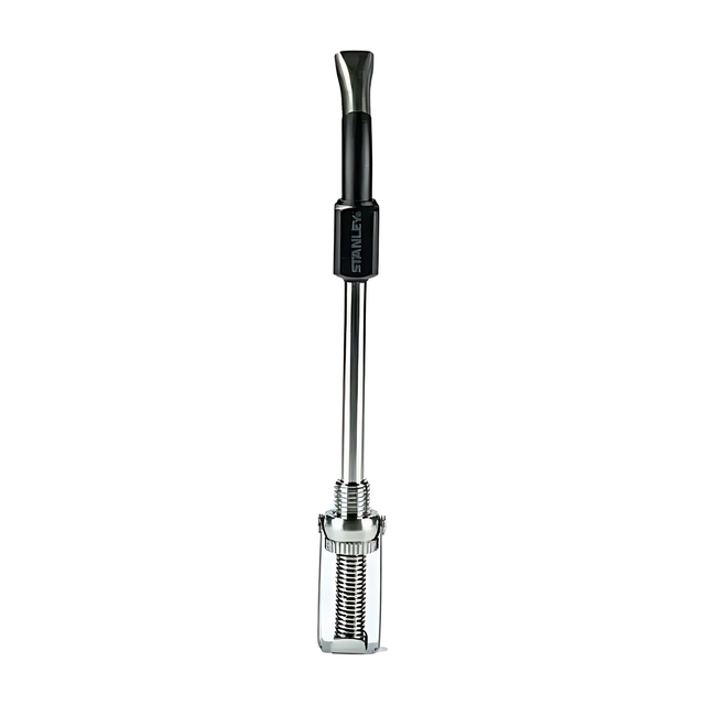 Stanley Adjustable Bombilla stainless steel straw for mate, chimarrão and tereré - Matte black and chrome finish - 54g (1.9 oz)