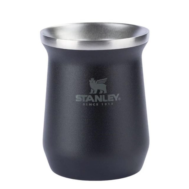 Stanley Mate System Kit Garrafa Térmica, Cuia Térmica e Colher Bombilla - Preto Fosco | Kit Completo para Chimarrão e Tererê - Original