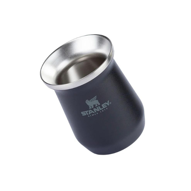 Stanley Cup Thermos Cuia Mate System - Matte Black | 236ml (8oz) | For Chimarrão & Tererê - Stainless Steel - Original