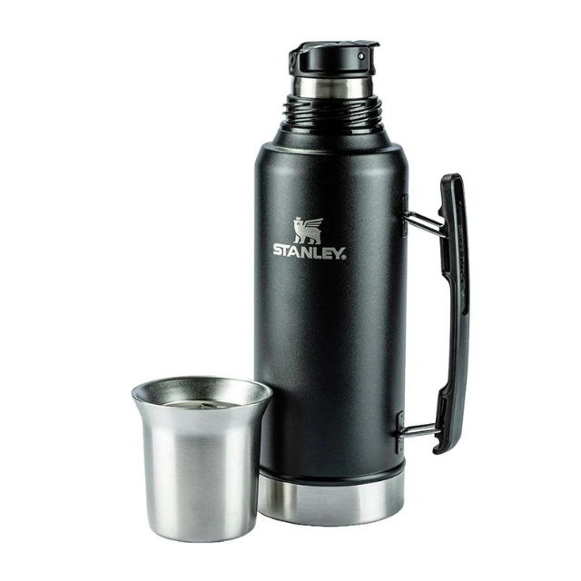 Botella Térmica Stanley Mate System - Negro Mate | 1,2 litros | 40,6 onzas líquidas