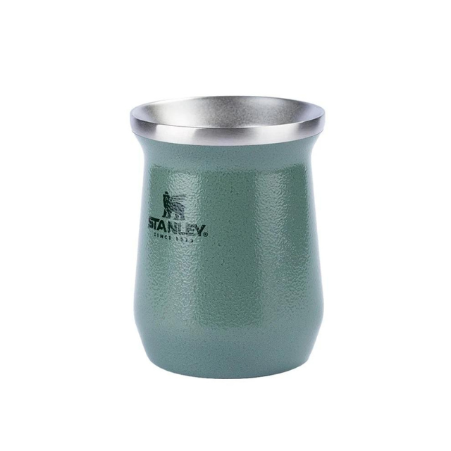 Stanley Cup Thermos Cuia Mate System - Hammertone Green | 236ml (8oz) | For Chimarrão & Tererê - Stainless Steel - Original