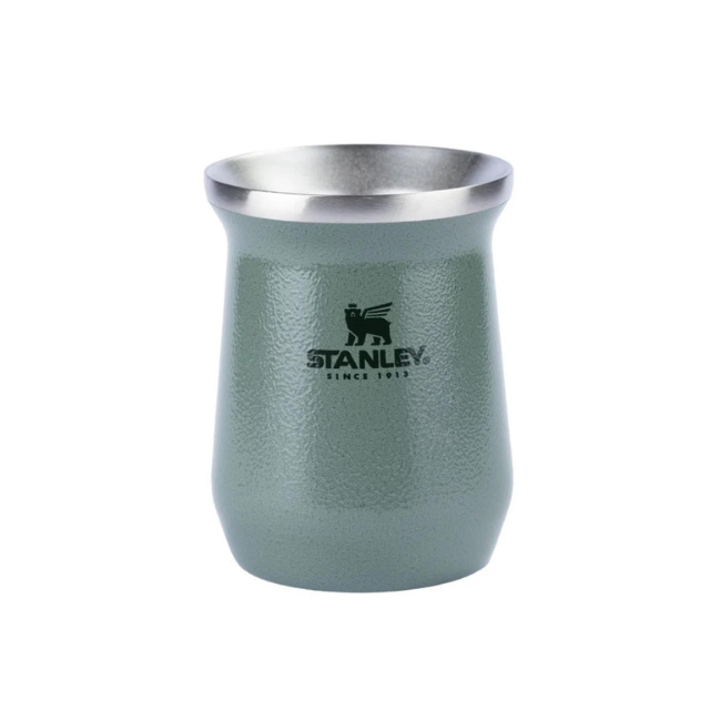 Stanley Mate System Kit Botella Térmica, Termo Cuia y Bombilla Cuchara - Hammertone Green | Kit Completo para Chimarrão & Tererê - Original