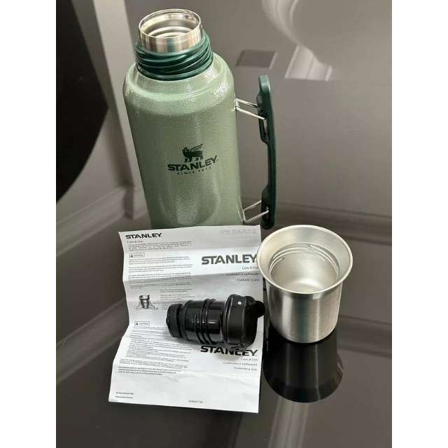 Stanley Mate System Thermal Bottle - Hammertone Green | 1.2L | 40.6 fl oz