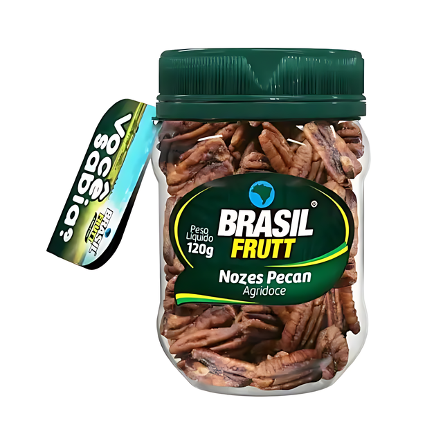8-Pack Sweet and Savory Pecan Nuts - 8 x 120g (4.23 oz) - Kosher - Brasil Frutt
