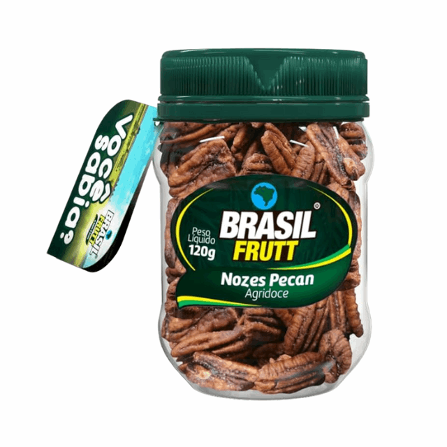 4 Packs Sweet and Savory Pecan Nuts - 4 x 120g (4.23 oz) - Kosher - Brasil Frutt