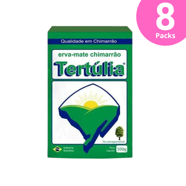 8 packs Tertúlia Chimarrão Yerba Mate Traditional - 8 x 500g (17.63 oz)
