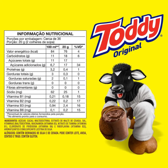 Toddy Original Chocolate Drink Powder - Economy Package - 700g  (24.7 oz)