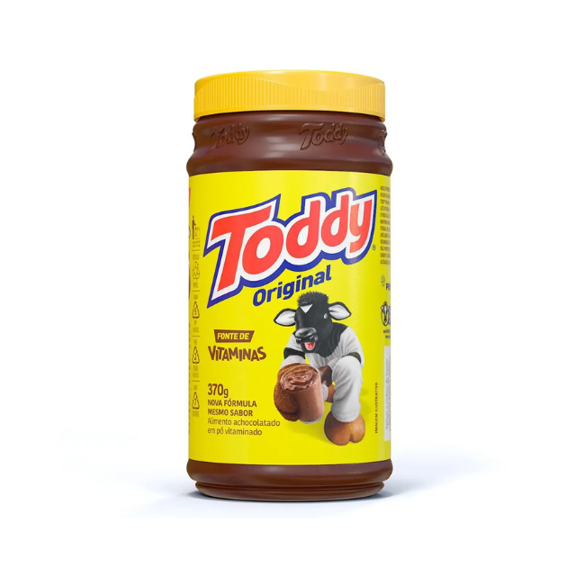 4 opakowania Toddy Original Chocolate Powder - 4 x 370g (13 uncji)