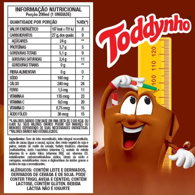 Toddynho Schokoladenmilchgetränk – 200-ml-Box