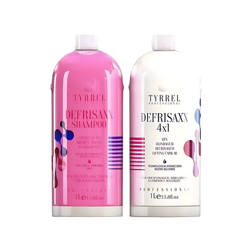 Tyrrel Kit Defrisaxx 2x1 L (Shampoo & Gloss) – 4-in-1 Hair Care Solution - MKPBR.COM-in-1HairCareSolution