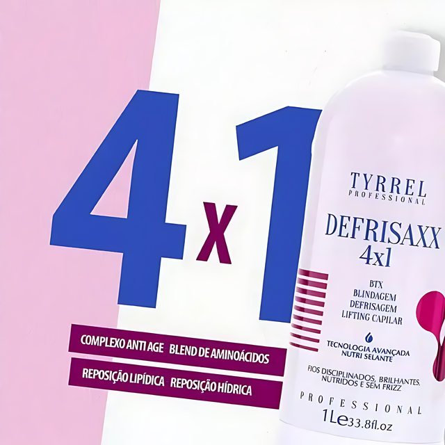 Tyrrel Kit Defrisaxx 2x1 L (Shampoo & Gloss) – 4-in-1 Hair Care Solution - MKPBR.COM 2