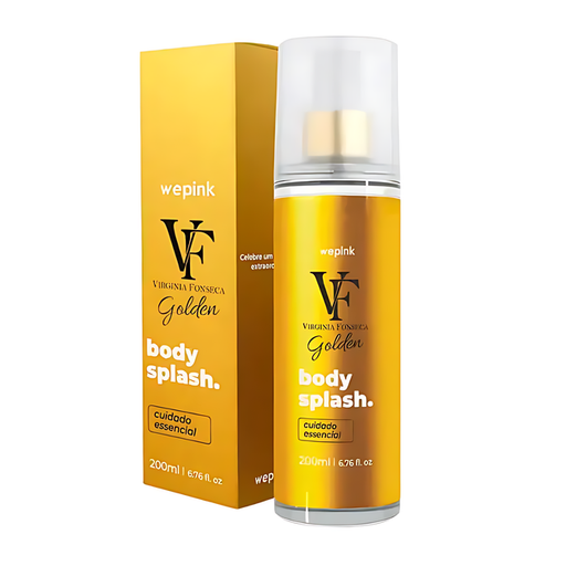 Wepink VF Golden Body Splash Deodorant Cologne 6.76 oz – A precious Brazilian fragrance for unforgettable moments. Buy now at MKPBR.COM – Worldwide Shipping.