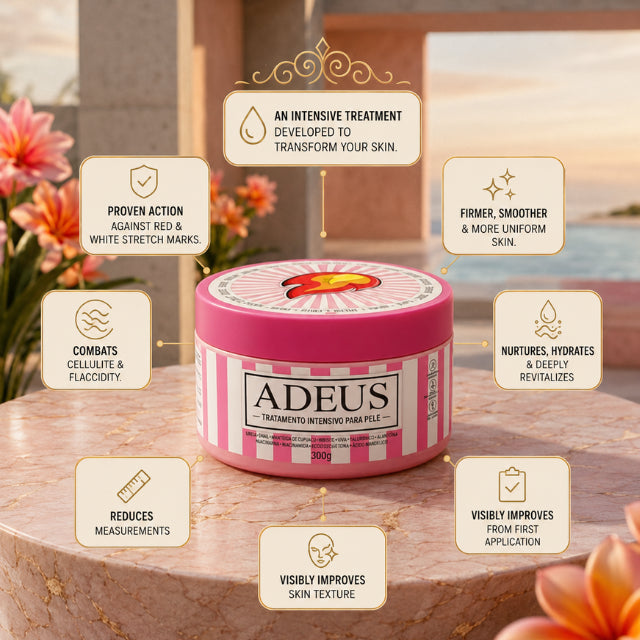 Adeusクリーム — セルライト＆ストレッチマークボディクリーム（300g）