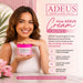 Adeus Multi-Action Intensive Body Cream for Cellulite and Stretch Marks – 10.58 oz (300g). Infographic explaining how the cream works with six powerful actions for smooth, firm skin – Buy now at MKPBR.COM – Worldwide Shipping
