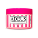 Adeus Cream cellulite and stretch mark cream in pink striped 300g container for intensive skin treatment