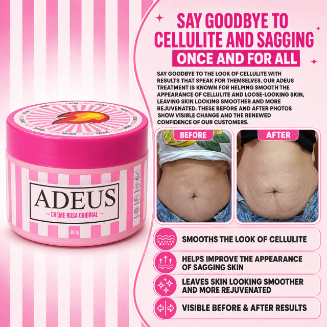 Adeus Cream Multifunctional 300g Everyday Hydration and Softness – Buy now at MKPBR.COM – Worldwide Shipping