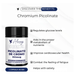Always Fit Chromium Picolinate 250mcg Maximum Strength Metabolic Balance Capsules – 60 Count, Brazilian wellness product – Buy now at MKPBR.COM – Worldwide Shipping