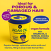 Vegan formula hair mask for porous and damaged hair with argan oil and protein, Lola – MKPBR.COM