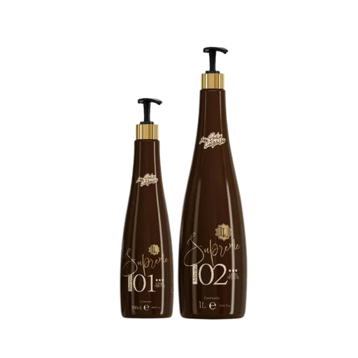 Ana Paula Carvalho LL Supreme Liso Lambido evolution hair realignment kit featuring shampoo 500ml and smoothing mask 1L – buy mkpbr.com worldwide shipping