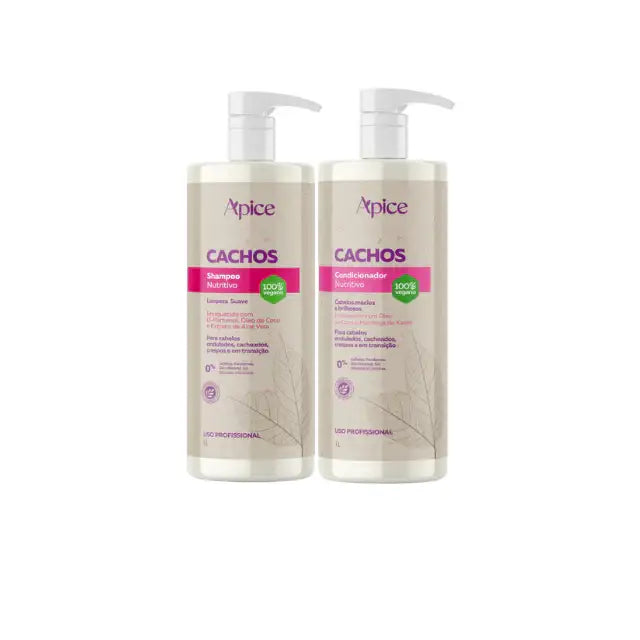 Ápice 1l Shampoo & Conditioner for Curly Hair – Buy now at MKPBR.COM – Worldwide Shipping