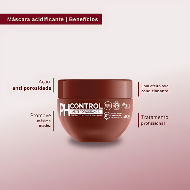Ápice Brazilian Hair PH Balance Mask for Porosity