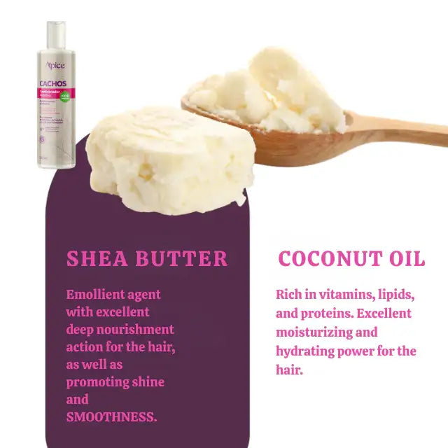 Ápice Coconut & Shea Butter Curl Wash & Condition – Buy now at MKPBR.COM – Worldwide Shipping