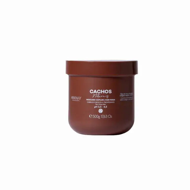 Arvensis Cachos Crespos/Crespíssimos Hair Treatment - Advanced nutrition for 3B-5A curls, 17.64 oz (500g) – Buy now at MKPBR.COM – Worldwide Shipping