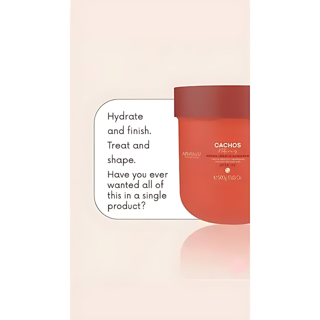 Arvensis Cachos Naturais 2-in-1 Curl Activator Mask - For nourished and defined curls, – Buy now at MKPBR.COM – Worldwide Shipping