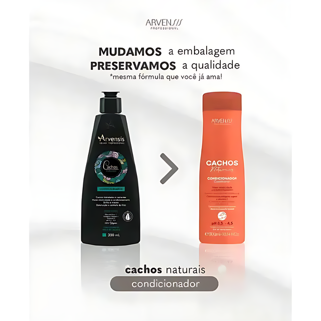 Arvensis Cachos Naturais Natural Curl Enhancer - Professional-grade shampoo & conditioner – Buy now at MKPBR.COM – Worldwide Shipping