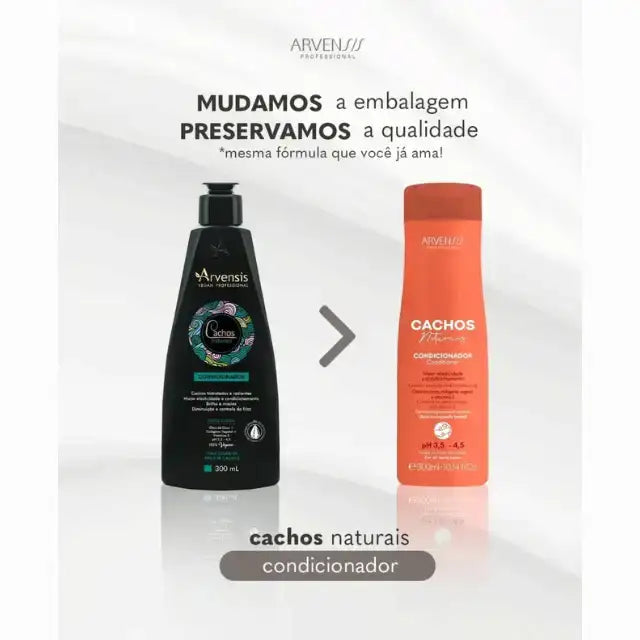 Arvensis Cachos Naturais Natural Curl Enhancer - Professional-grade shampoo & conditioner – Buy now at MKPBR.COM – Worldwide Shipping