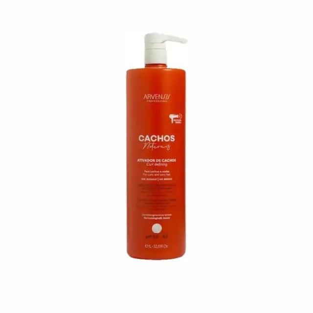 Arvensis Cachos Naturais Wavy & Curly Curl Activator - Professional Salon Size, 33.81 fl oz (1L) – Buy now at MKPBR.COM – Worldwide Shipping