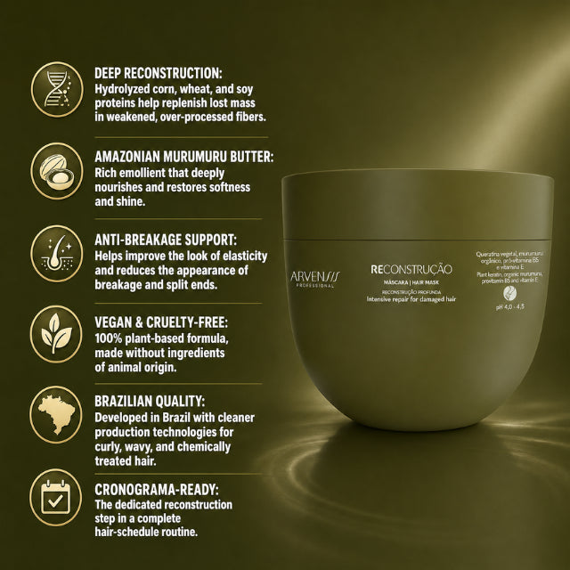  Arvensis Reconstruction Hair Mask Deep Repair Damaged Hair Treatment – Buy now at MKPBR.COM – Worldwide Shipping