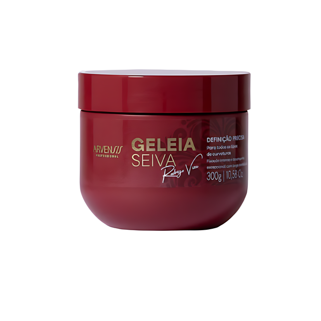Arvensis Seiva Styling Jelly by Rodrigo Vizu 300g for strong hold and curl definition 2A-5C – Buy now at MKPBR.COM – Worldwide Shipping