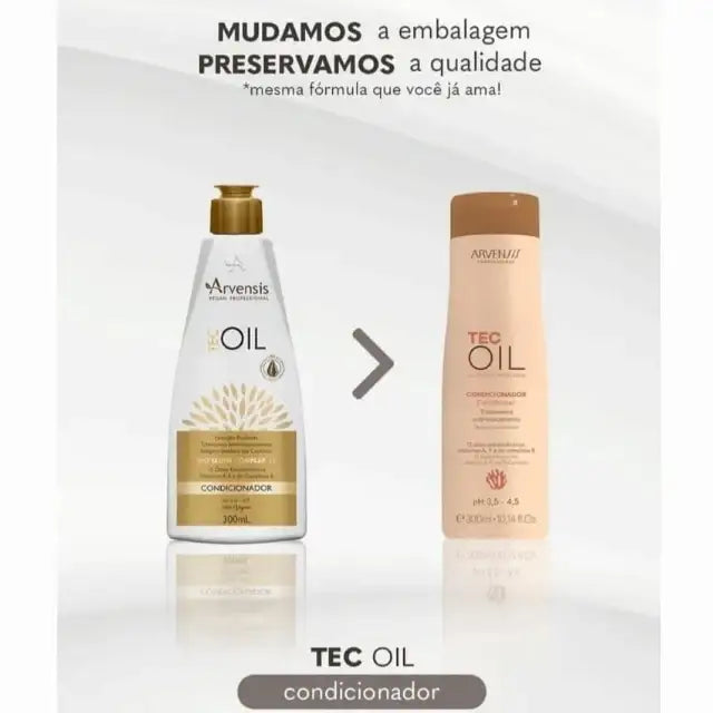 Arvensis Tec Oil Hair Repair Set - With BIO ELIXIR COMPLEX 12 for deep nourishment, 300ml – Buy now at MKPBR.COM – Worldwide Shipping