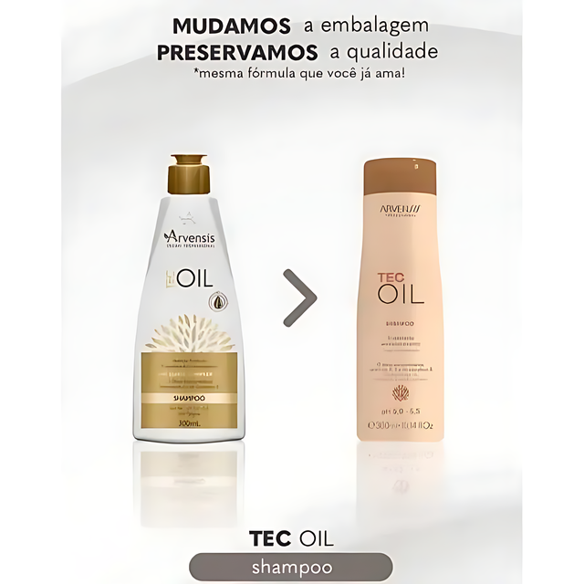 Arvensis Tec Oil Nutrition Duo - Shampoo and Conditioner for porous, dry hair, 300ml – Buy now at MKPBR.COM – Worldwide Shipping