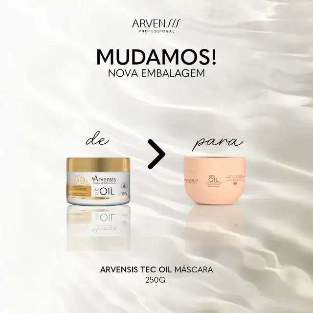 Arvensis Tec Oil Vibrant Shine Mask - Restores natural lubricity and brilliant glow – Buy now at MKPBR.COM – Worldwide Shipping