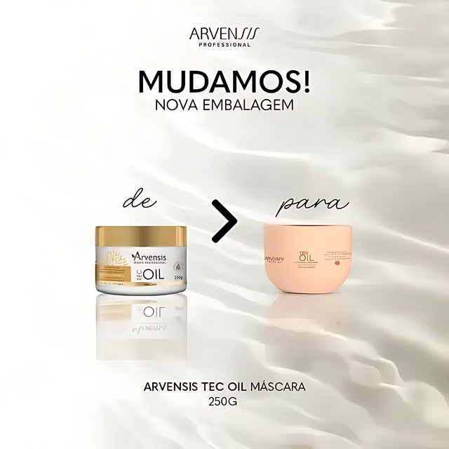 Arvensis Tec Oil Vibrant Shine Mask - Restores nat