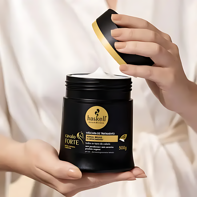 Haskell Cavalo Forte Hair Mask 17.63 oz - For All Hair Types - Buy now at MKPBR.COM – Worldwide Shipping